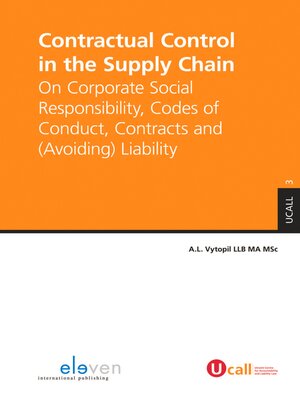 cover image of Contractual Control in the Supply Chain